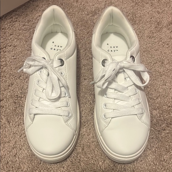 a new day Shoes - A New Day Women's White Platform Sneakers